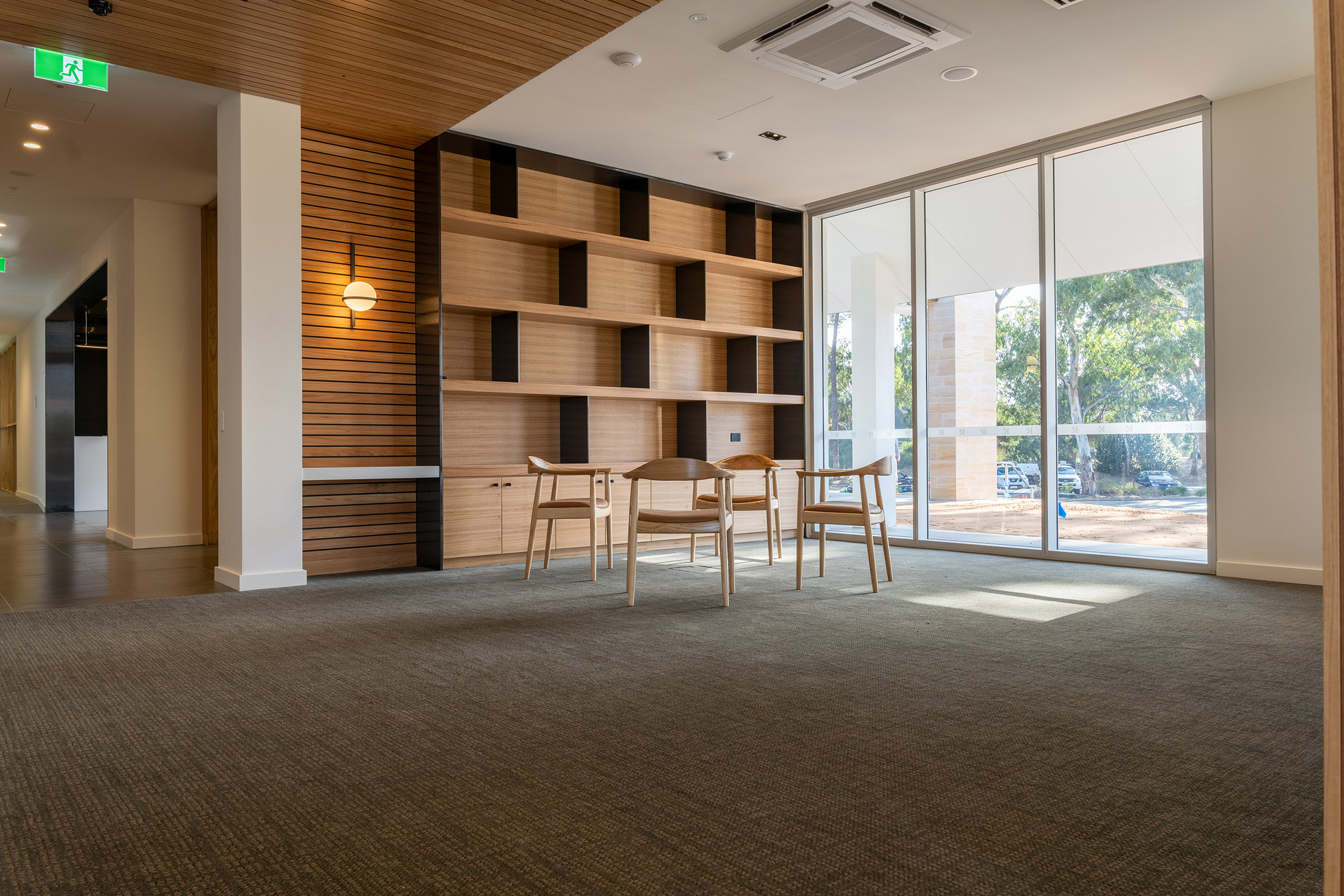 Interior Proplank Blackbutt Concave Timber Battens